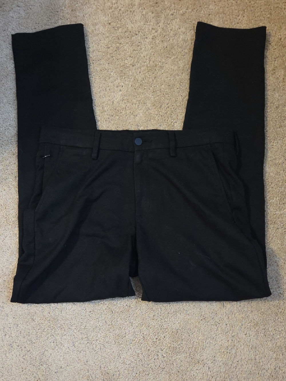 Kenneth Cole Black Slim Dress Pants